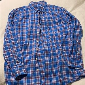 Blue Plaid Flannel Boys’ Shirt